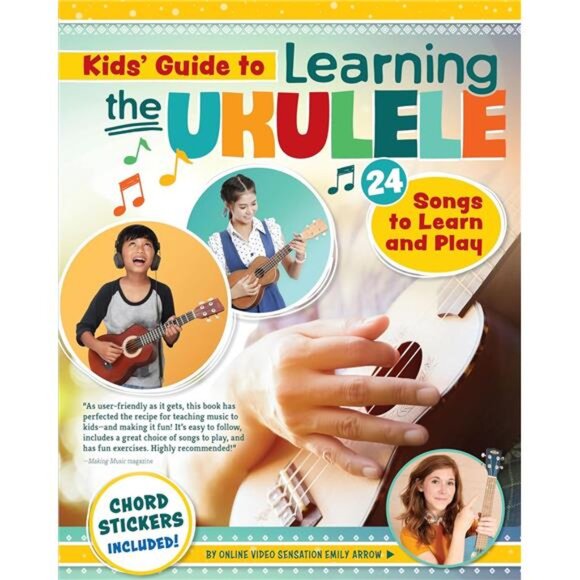 Kids' Guide to Learning the Ukulele: 24 Songs to Learn and Play (Happy Fox Book) - Picture 1 of 8
